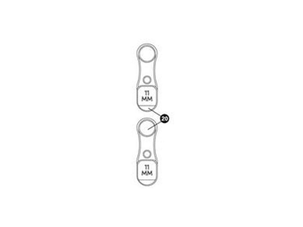 PARK 2615-2 11mm Brake bleed block BKM-1.2 and BKD-1.2 click to zoom image