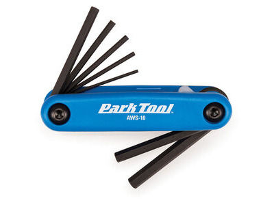 PARK AWS-10 Fold-Up Hex Wrench Set 1.5 to 6mm 