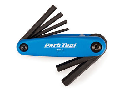 PARK AWS-11 Fold-Up Hex Wrench Set 3 to 6, 8 & 10mm 