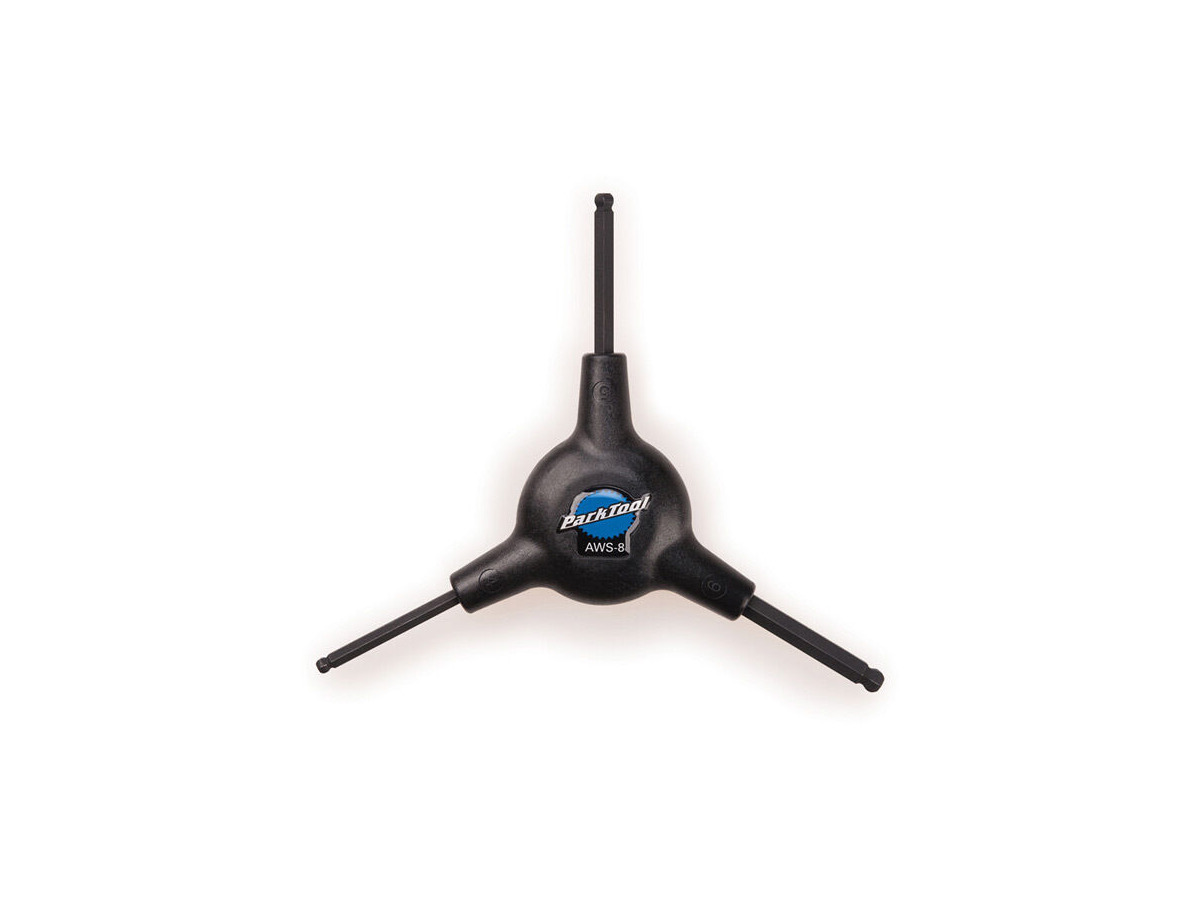 PARK AWS-8 Ball Driver Hex Wrench Set 4, 5, 6mm click to zoom image