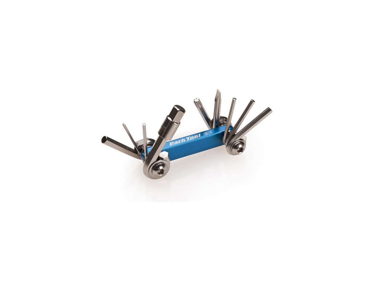 PARK IB-2 I-Beam Mini Fold-Up Hex Wrench Screwdriver & Star-Shaped Wrench Set click to zoom image