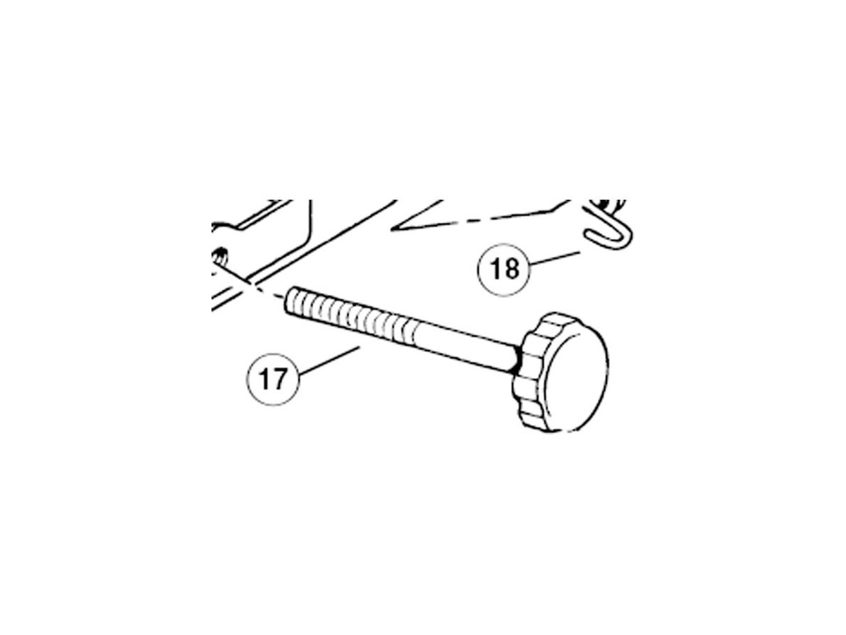 PARK 217S TS2/6 Stand knob and shaft click to zoom image