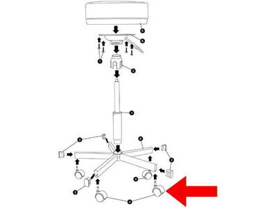 PARK 1913 - Replacement Coaster Wheel For STL-2