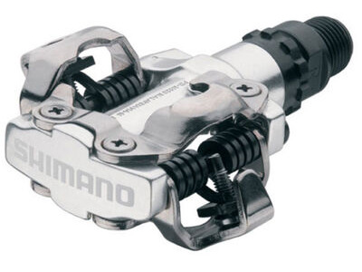 SHIMANO PD-M520 MTB SPD pedals  Silver  click to zoom image