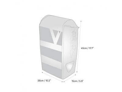 TOPEAK Drybag Pannier W/Quicklock 15L click to zoom image