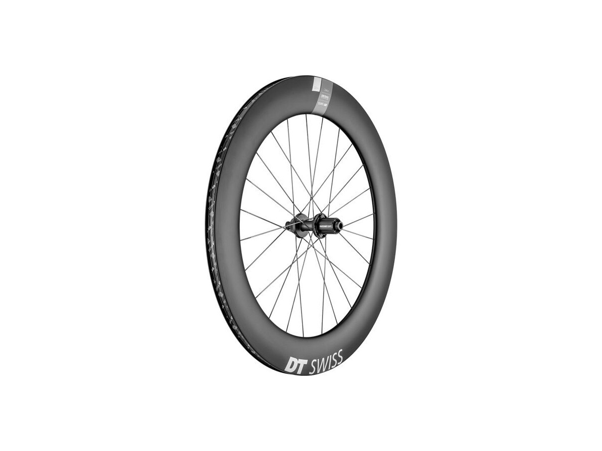 DT SWISS ARC 1400 DICUT disc brake wheel, carbon clincher 80 x 20 mm rim, rear click to zoom image