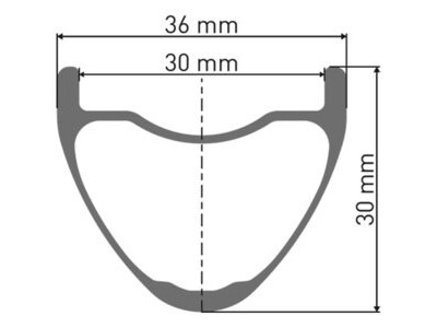 DT SWISS XMC 1501 wheel, 30 mm rim, BOOST axle, 27.5 inch front click to zoom image