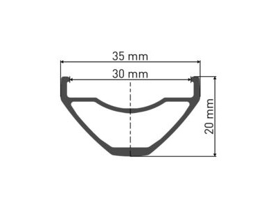 DT SWISS E 1900 wheel, 30 mm rim, 15 x 100 mm axle, 29 inch front click to zoom image
