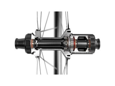 DT SWISS ERC 1100 DICUT disc brake wheel, carbon clincher 35 x 22 mm, rear click to zoom image