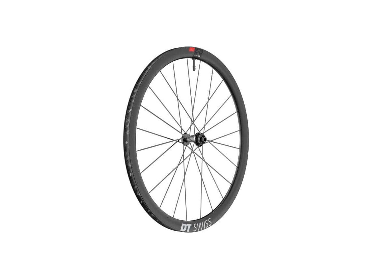 DT SWISS ARC 1100 DICUT disc brake wheel, carbon clincher 38 x 20 mm rim, front click to zoom image
