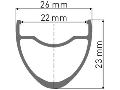 DT SWISS ER 1600 SPLINE disc brake wheel, clincher 23 x 22 mm, rear click to zoom image