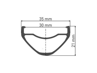 DT SWISS F 1900 wheel, 30 mm rim, 12 x 157 mm axle, 27.5 inch rear Shimano HG click to zoom image