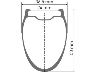 DT SWISS GRC 1400 SPLINE disc brake wheel, carbon clincher 50 x 24 mm, 700c rear click to zoom image