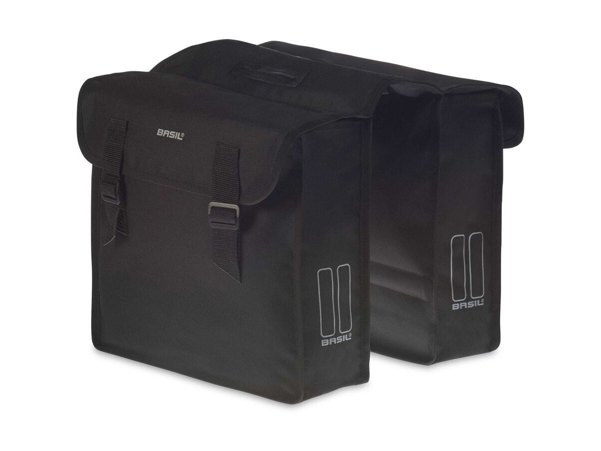 BASIL Mara double bag, 26L, black click to zoom image