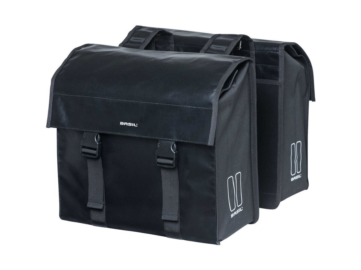 BASIL Urban Load double bag, 48-53L, bla click to zoom image