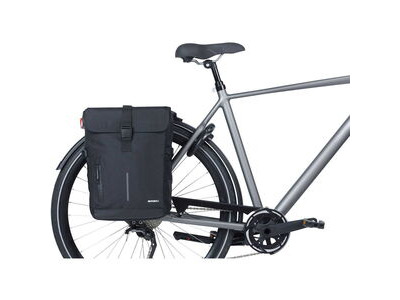 BASIL Move double bicycle bag, 30L, blac click to zoom image