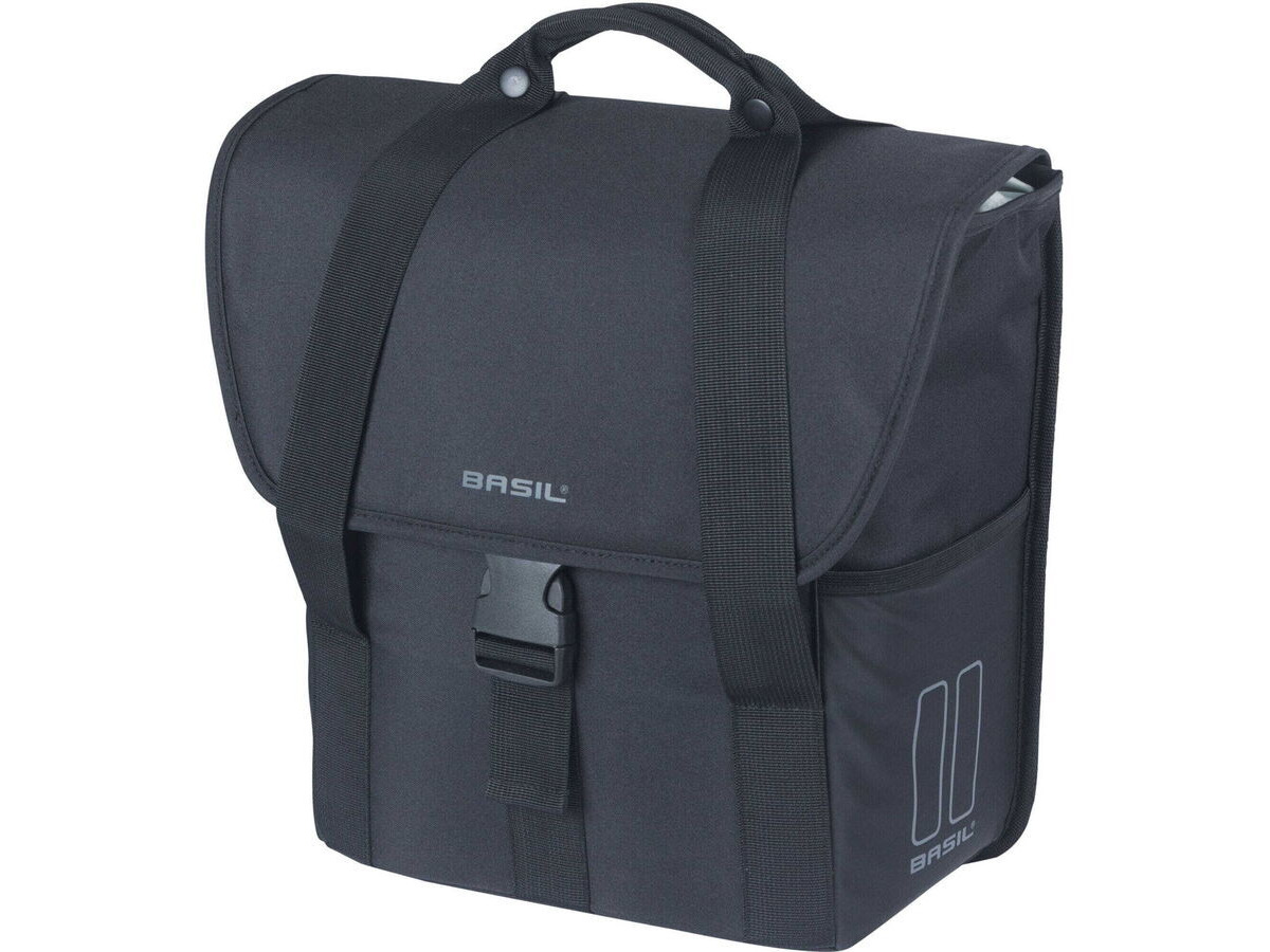 BASIL GO single bag, 16L, solid black click to zoom image