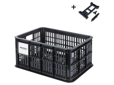 BASIL bicycle crate MIK S, 17.5L, recycl click to zoom image