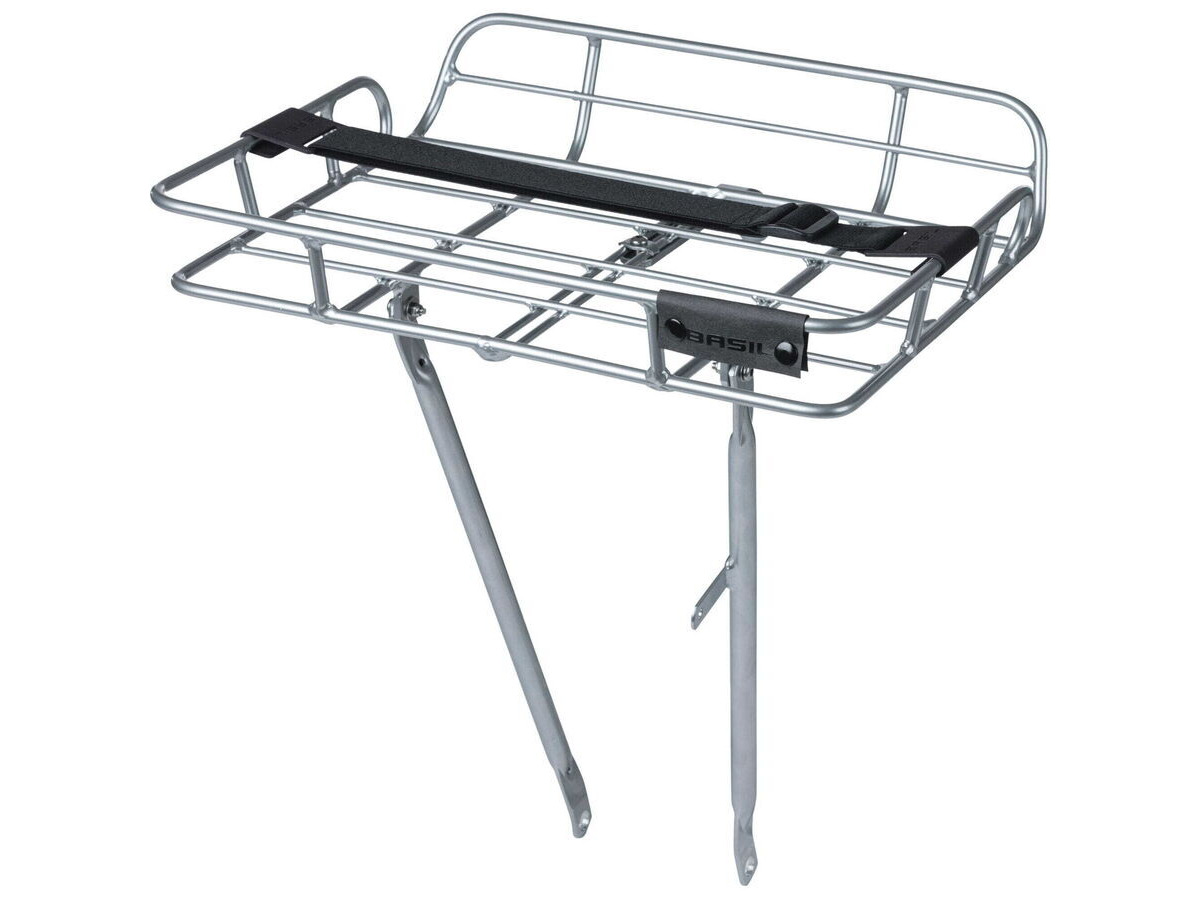 BASIL Portland front carrier, aluminium click to zoom image