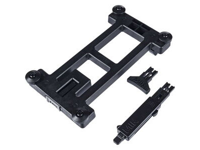 BASIL MIK adapter plate 2.0, lockable, black 