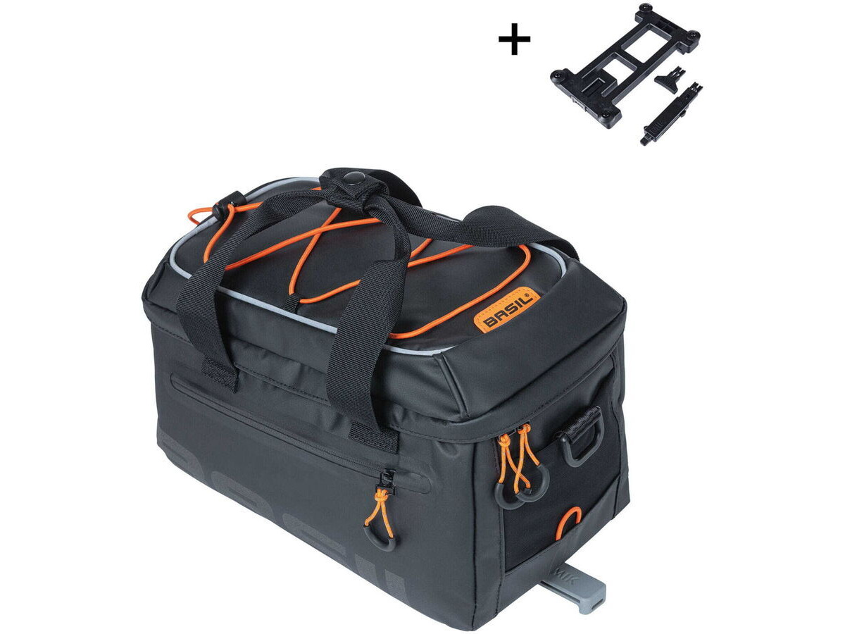 BASIL Miles Tarpaulin trunkbag, 7L, blac click to zoom image