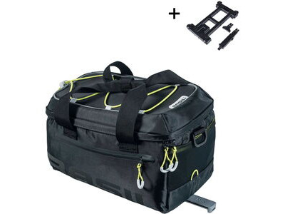 BASIL Miles trunk bag, 7L, black lime MI